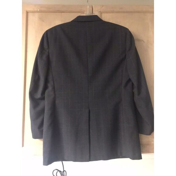 Mens Brooks Brothers‎ Sport Coat Plaid Check Measurements In Photo - Picture 4 of 4